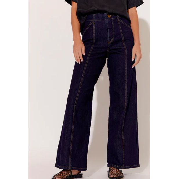 Adorne Adele Wide Leg Jeans-Bottoms-Adorne-Après-She