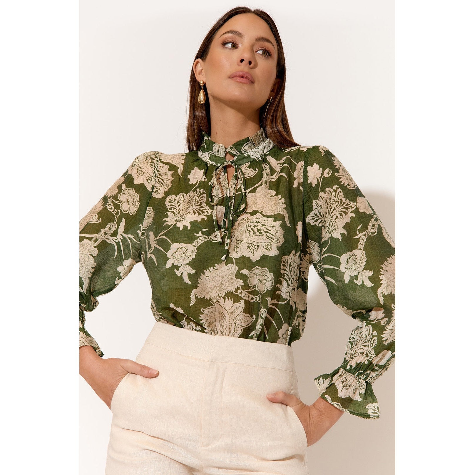 Adorne Sandra Floral-Tops-Adorne-Après-She