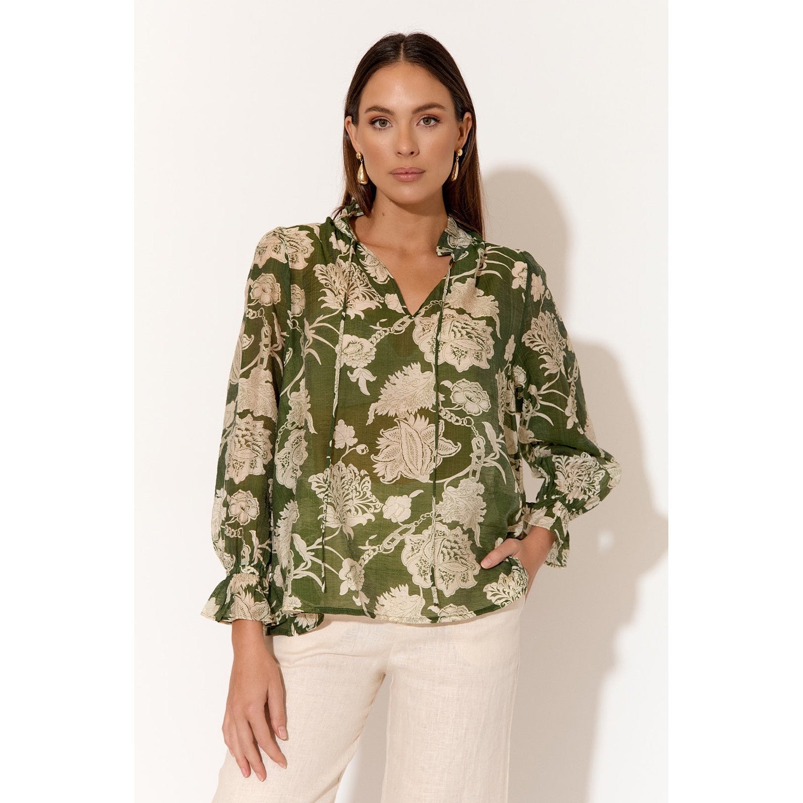 Adorne Sandra Floral-Tops-Adorne-Après-She