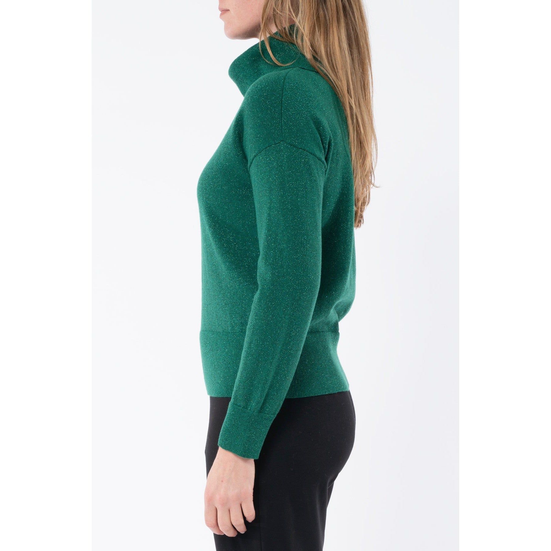 Jump Metallic Green Pullover-Knitwear-Jump-Après-She