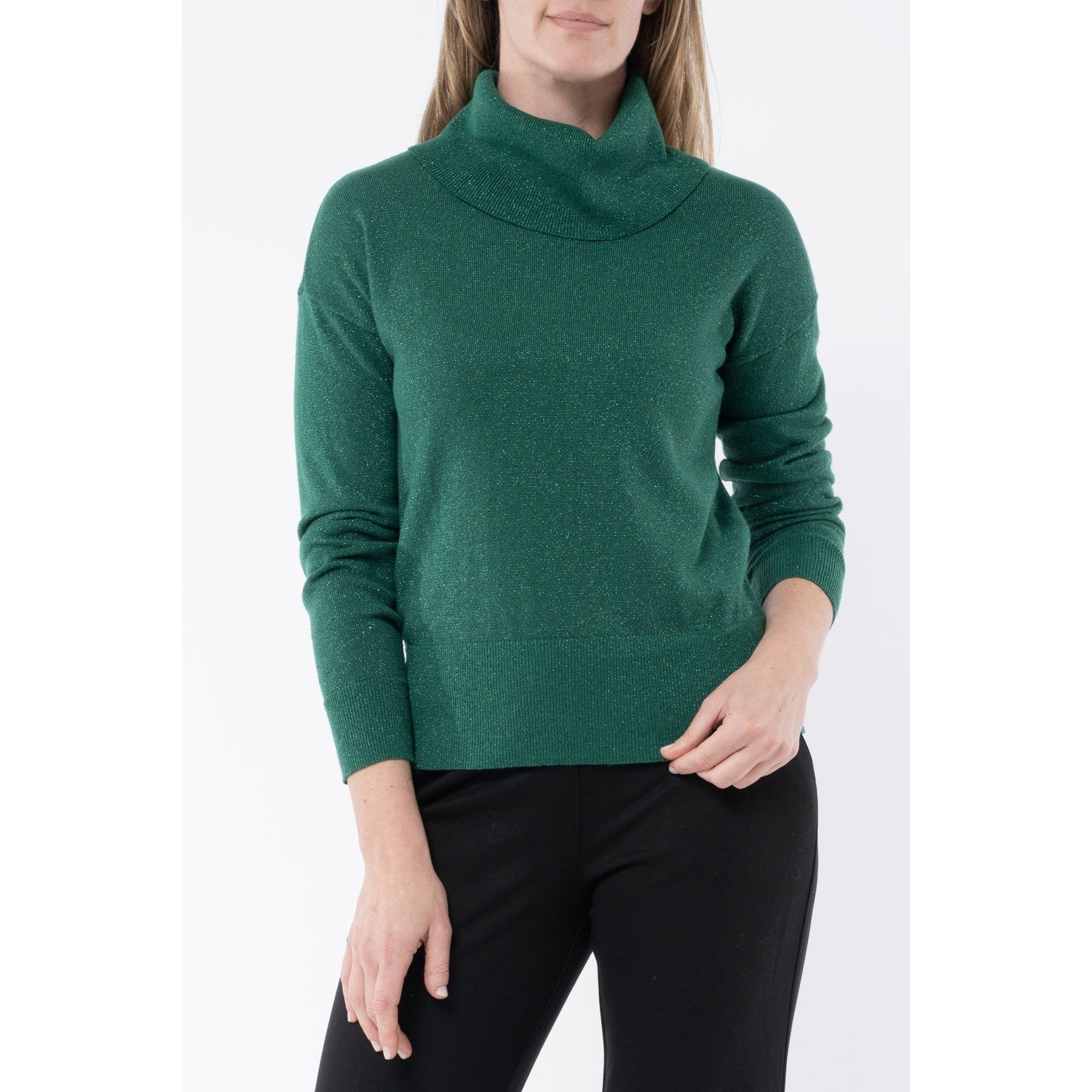 Jump Metallic Green Pullover-Knitwear-Jump-Après-She