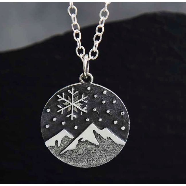 Nina Snowy Mountains Pendant-Jewellery-Nina Designs-Après-She