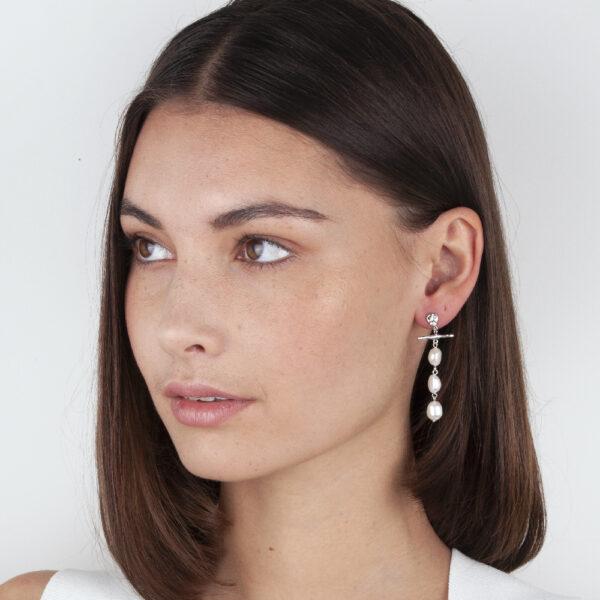 Bianc Pebble Pearl Earrings-Jewellery-Bianc-Après-She