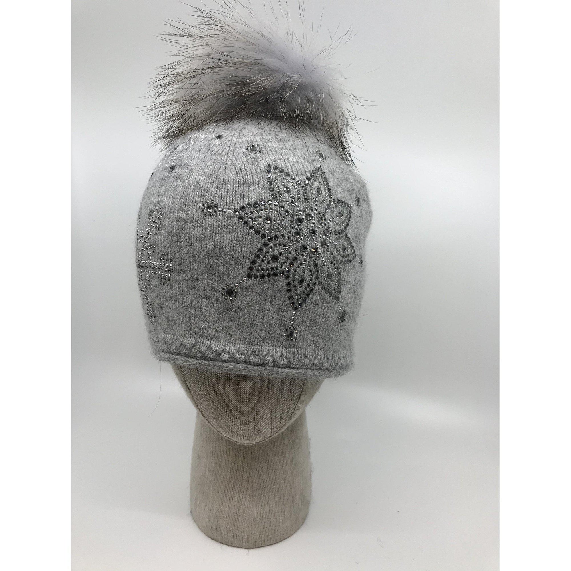 Cashmere Beanie Grey-Beanie-Heavenly Craft-Après-She