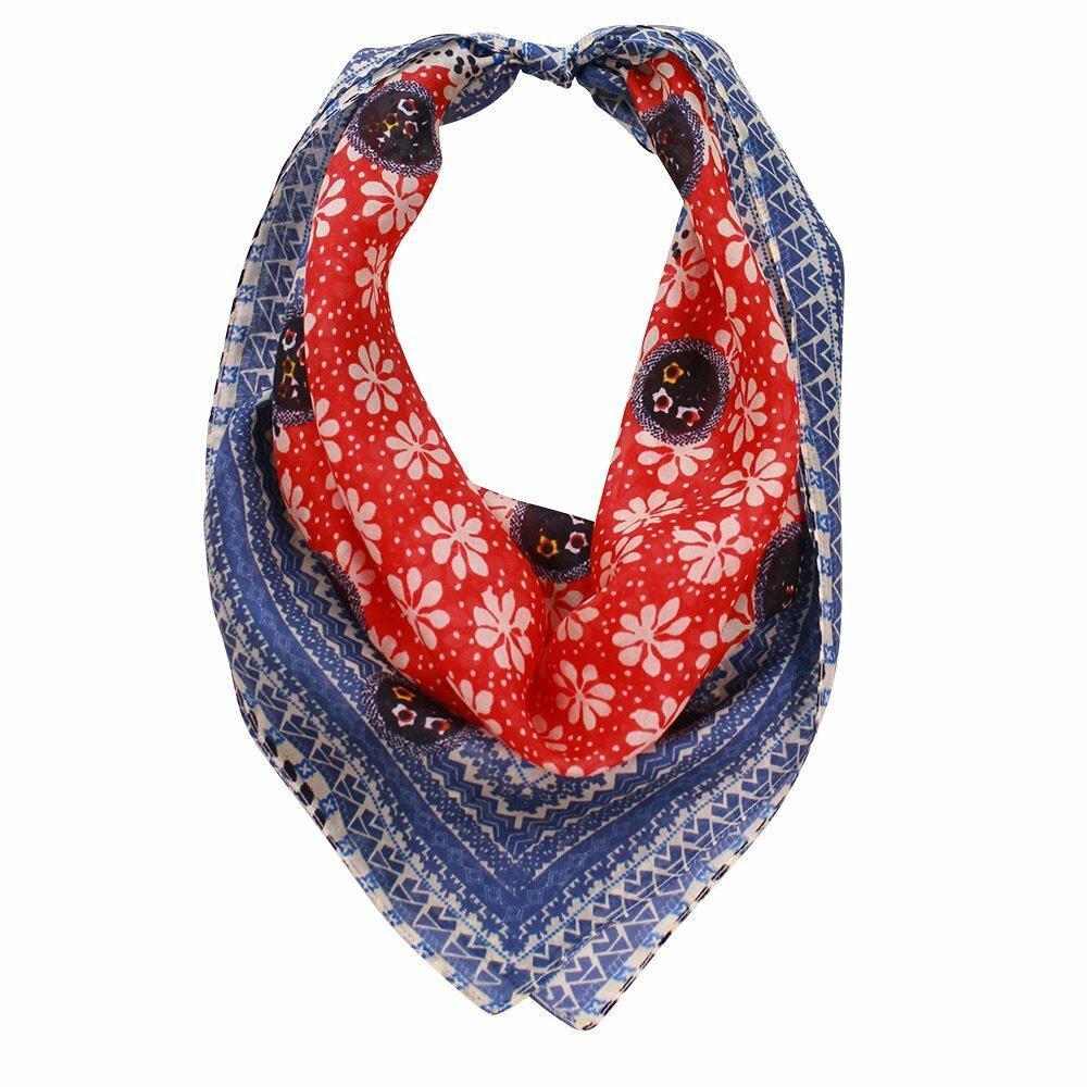 D Lux Focus Digi Red Scarf-SCARF-D Lux-Red/Navy-Après-She