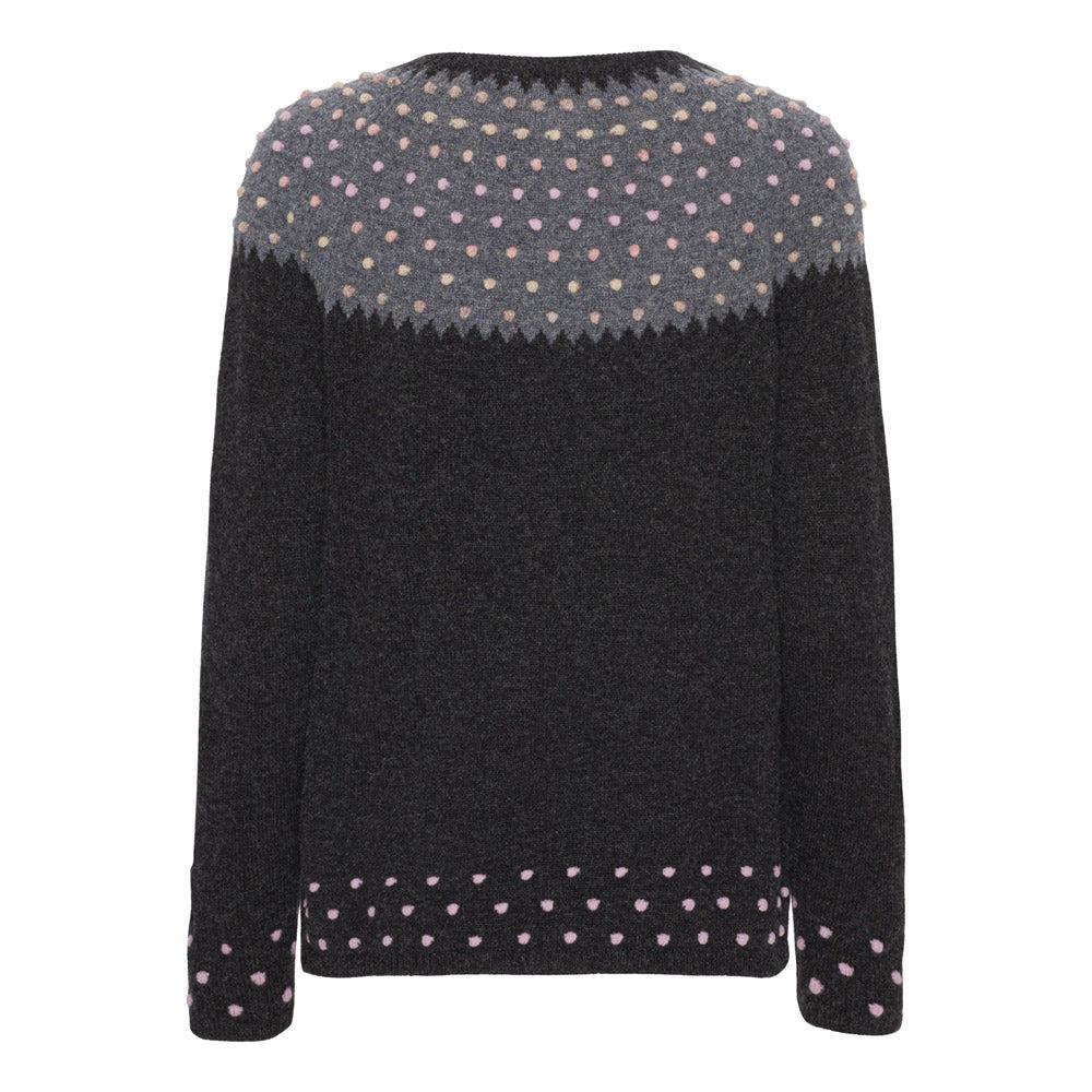 Mansted Lamb Dot Charcoal-Knitwear-Mansted-Après-She