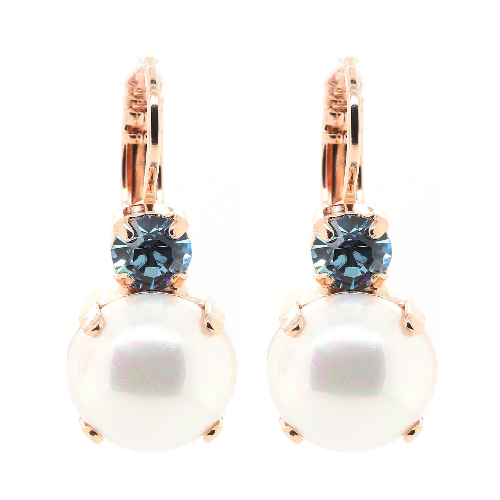 Mariana Aqua & Pearl Earrings-Jewellery-Mariana Jewellery-Après-She