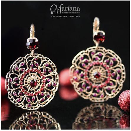 Mariana Lady In Red Earrings-Jewellery-Mariana Jewellery-Après-She