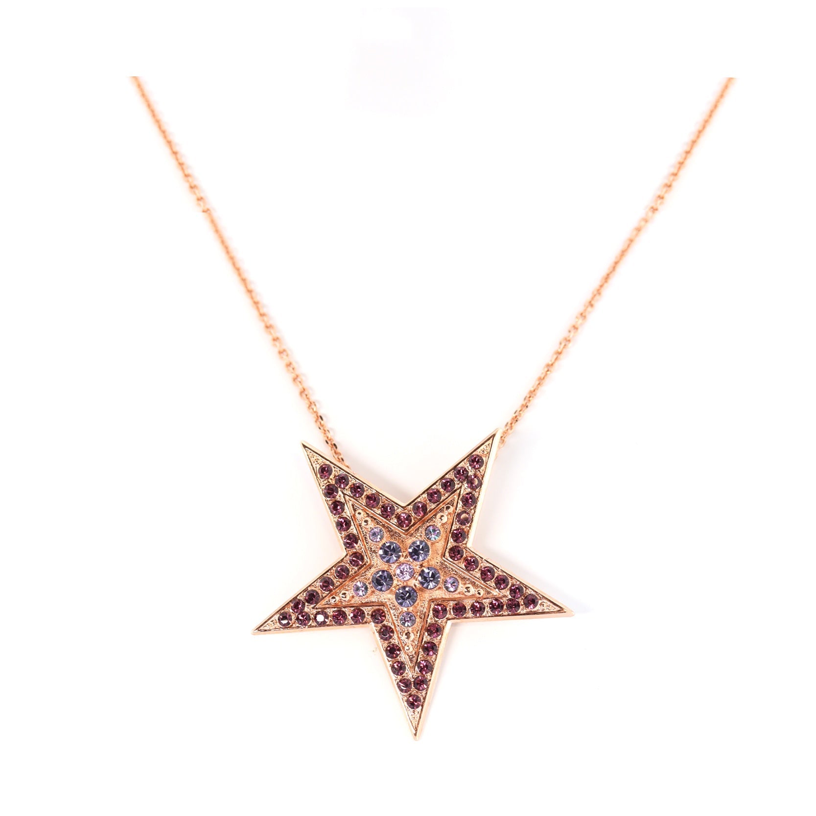 Mariana Lrg Purple Tone Star Necklace-Jewellery-Mariana Jewellery-Après-She