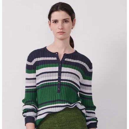 Pol Dehry Striped Knit-Knitwear-POL-Après-She