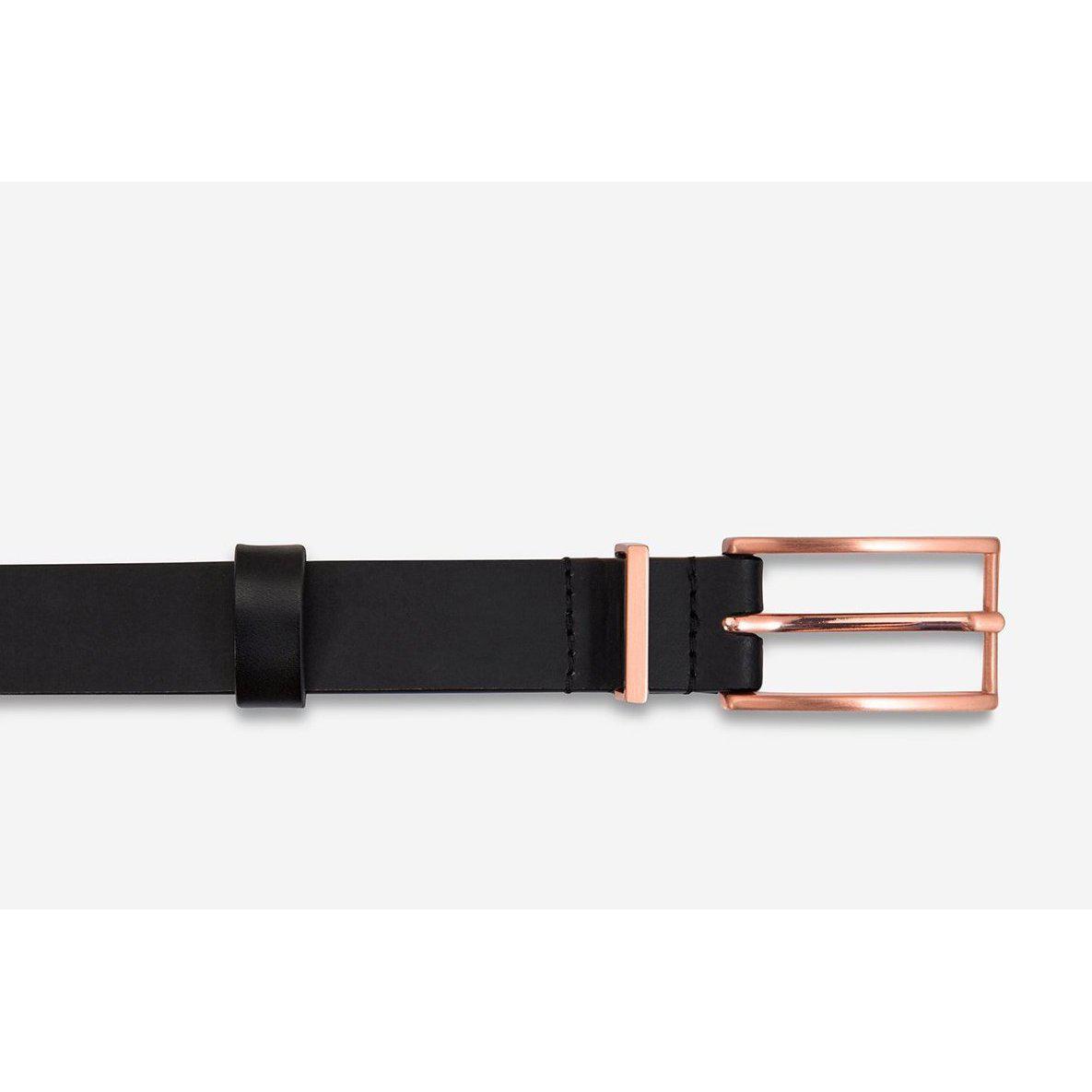 Status Anxiety Black/R Gold Belt-Belts-Status Anxiety-Après-She