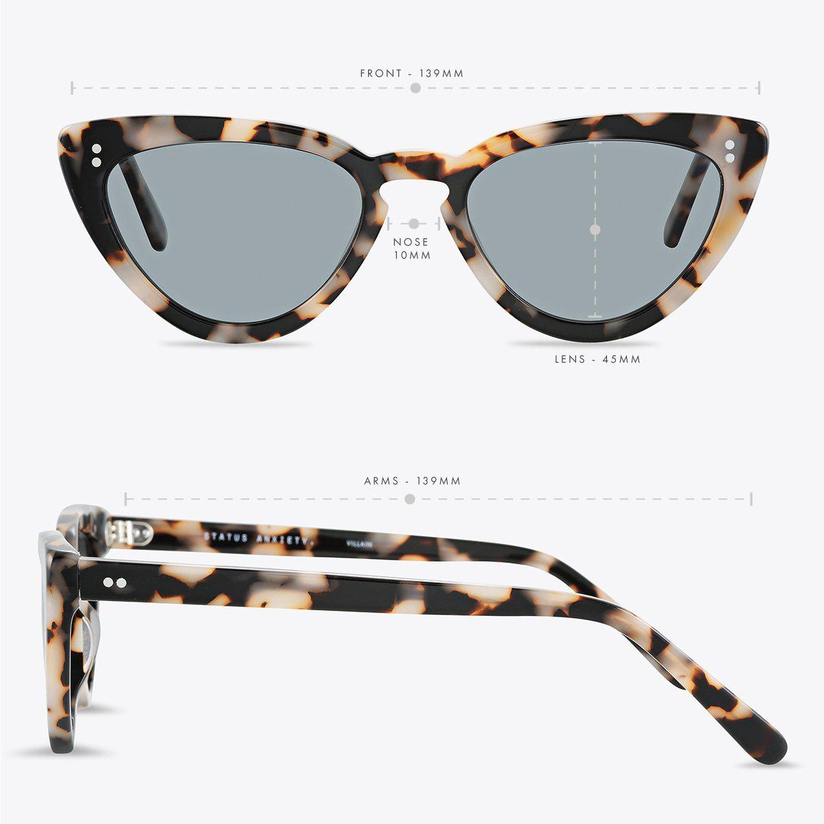 Status Anxiety White Tort Villian-Sunglasses-Status Anxiety-Après-She